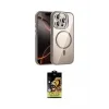 ieg™ iPhone 15 Pro Max Kılıf Yadigar Asil Koleksiyonu - Siyah Buffer Cam Ekran Koruyucu