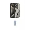 ieg™ iPhone 15 Pro Max Kılıf Yadigar Asil Koleksiyonu - Siyah Joko Magic 5D Cam