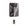 ieg™ iPhone 15 Pro Max Kılıf Yadigar Asil Koleksiyonu - Siyah Joko Magic 5D Hayalet Cam