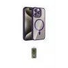 ieg™ iPhone 15 Pro Max Kılıf Yadigar Asil Koleksiyonu - Siyah Joko Magic 5D Hayalet Cam