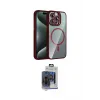 ieg™ iPhone 15 Pro Max Kılıf Yadigar Asil Koleksiyonu - Siyah Vanessa Magic Cam