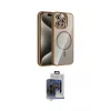 ieg™ iPhone 15 Pro Max Kılıf Yadigar Asil Koleksiyonu - Siyah Vanessa Magic Cam