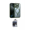 ieg™ iPhone 15 Pro Max Kılıf Yadigar Asil Koleksiyonu - Siyah Vanessa Magic Cam