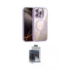 ieg™ iPhone 15 Pro Max Kılıf Yadigar Asil Koleksiyonu - Siyah Vanessa Magic Cam