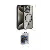 ieg™ iPhone 15 Pro Max Kılıf Yadigar Asil Koleksiyonu - Siyah Vanessa Magic Cam