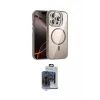 ieg™ iPhone 15 Pro Max Kılıf Yadigar Asil Koleksiyonu - Siyah Vanessa Magic Cam