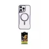 ieg™ iPhone 15 Pro Max Kılıf Yadigar Klasik Özel Seri - Siyah Buffer Cam Ekran Koruyucu