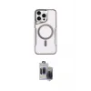 ieg™ iPhone 15 Pro Max Kılıf Yadigar Klasik Özel Seri - Siyah Vanessa Magic Hayalet Cam
