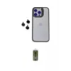 ieg™ iPhone 15 Pro Max Kılıf Yankı Asil Serisi - Siyah Joko Magic 5D Hayalet Cam