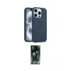 ieg™ iPhone 15 Pro Max Kılıf Yankı Form Serisi - Siyah 360 Mat Full Body Arka Koruyucu