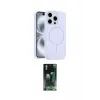 ieg™ iPhone 15 Pro Max Kılıf Yankı Form Serisi - Siyah 360 Mat Full Body Arka Koruyucu