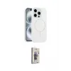 ieg™ iPhone 15 Pro Max Kılıf Yankı Form Serisi - Siyah Bilvis 3D Cam Ekran Koruyucu