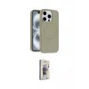 ieg™ iPhone 15 Pro Max Kılıf Yankı Form Serisi - Siyah Bilvis 3D Cam Ekran Koruyucu