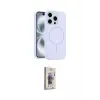 ieg™ iPhone 15 Pro Max Kılıf Yankı Form Serisi - Siyah Bilvis 3D Cam Ekran Koruyucu