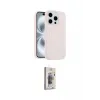 ieg™ iPhone 15 Pro Max Kılıf Yankı Form Serisi - Siyah Bilvis 3D Cam Ekran Koruyucu