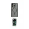 ieg™ iPhone 15 Pro Max Kılıf Yankı Işık Özel Seri - Şeffaf 360 Full Body Arka Koruyucu