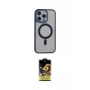 ieg™ iPhone 15 Pro Max Kılıf Yankı Işık Özel Seri - Siyah Buffer Cam Ekran Koruyucu