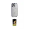 ieg™ iPhone 15 Pro Max Kılıf Yankı Işık Özel Seri - Siyah Buffer Cam Ekran Koruyucu