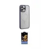 ieg™ iPhone 15 Pro Max Kılıf Yankı Işık Özel Seri - Siyah Buffer Hayalet Cam Ekran Koruyucu