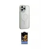 ieg™ iPhone 15 Pro Max Kılıf Yankı Işık Özel Seri - Siyah Buffer Hayalet Cam Ekran Koruyucu
