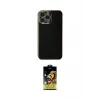 ieg™ iPhone 15 Pro Max Kılıf Yankı Serisi - Siyah Buffer Cam Ekran Koruyucu