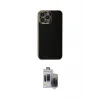 ieg™ iPhone 15 Pro Max Kılıf Yankı Serisi - Siyah Vanessa Magic Hayalet Cam