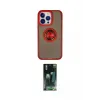 ieg™ iPhone 15 Pro Max Kılıf Yörünge Çizgi - Şeffaf 360 Full Body Arka Koruyucu