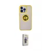 ieg™ iPhone 15 Pro Max Kılıf Yörünge Çizgi - Siyah Bilvis 3D Cam Ekran Koruyucu