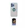 ieg™ iPhone 15 Pro Max Kılıf Yörünge Çizgi - Siyah Buffer Hayalet Cam Ekran Koruyucu