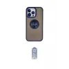 ieg™ iPhone 15 Pro Max Kılıf Yörünge Çizgi - Siyah Joko Magic 5D Cam