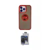 ieg™ iPhone 15 Pro Max Kılıf Yörünge Çizgi - Siyah Vanessa Magic Cam