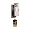 ieg™ iPhone 15 Pro Max Kılıf Zirve Klasik Prime - Siyah Buffer Cam Ekran Koruyucu
