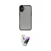 ieg™ iPhone 16 Kılıf Ahenk Çizgi Serisi - Şeffaf Pasifik Cam Ekran Koruyucu
