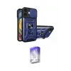 ieg™ iPhone 16 Kılıf Ahenk Klasik - Siyah Bilvis 5in1 3D Magic Cam Ekran Koruyucu