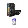 ieg™ iPhone 16 Kılıf Ahenk Klasik - Siyah Bilvis 5in1 3D Magic Cam Ekran Koruyucu