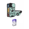 ieg™ iPhone 16 Kılıf Ahenk Klasik - Siyah Bilvis 5in1 3D Magic Cam Ekran Koruyucu