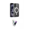ieg™ iPhone 16 Kılıf Ahenk Minimal Serisi - Şeffaf Pasifik Cam Ekran Koruyucu
