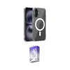 ieg™ iPhone 16 Kılıf Ahenk Minimal Serisi - Siyah Bilvis 5in1 3D Magic Cam Ekran Koruyucu