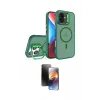 ieg™ iPhone 16 Kılıf Akış Form - Siyah 3D Antistatik Mat Seramik Nano Ekran Koruyucu
