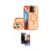 ieg™ iPhone 16 Kılıf Akış Form - Siyah 3D Antistatik Mat Seramik Nano Ekran Koruyucu