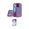 ieg™ iPhone 16 Kılıf Akış Form - Siyah Bilvis 5in1 3D Magic Cam Ekran Koruyucu