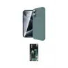 ieg™ iPhone 16 Kılıf Eksen Form Prime - Siyah 360 Mat Full Body Arka Koruyucu
