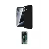 ieg™ iPhone 16 Kılıf Eksen Form Prime - Siyah 360 Mat Full Body Arka Koruyucu
