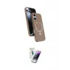 ieg™ iPhone 16 Kılıf İz Işık Koleksiyonu - Şeffaf Pasifik Cam Ekran Koruyucu