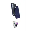 ieg™ iPhone 16 Kılıf İz Işık Koleksiyonu - Şeffaf Pasifik Cam Ekran Koruyucu