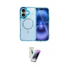 ieg™ iPhone 16 Kılıf Kıvılcım Form Prime - Şeffaf Pasifik Cam Ekran Koruyucu
