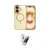 ieg™ iPhone 16 Kılıf Kıvılcım Form Prime - Şeffaf Pasifik Cam Ekran Koruyucu