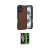 ieg™ iPhone 16 Kılıf Kıvılcım Işık Serisi - Şeffaf 360 Full Body Arka Koruyucu