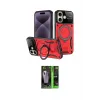 ieg™ iPhone 16 Kılıf Kıvılcım Modern Serisi - Şeffaf 360 Full Body Arka Koruyucu