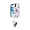 ieg™ iPhone 16 Kılıf Kozmos Doku - Şeffaf Pasifik Cam Ekran Koruyucu